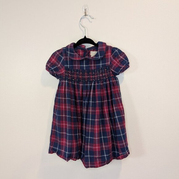 2/$40 🧡 John Lewis Heirloom Collection Baby Plaid Dress | 100% Cotton - Picture 1 of 4